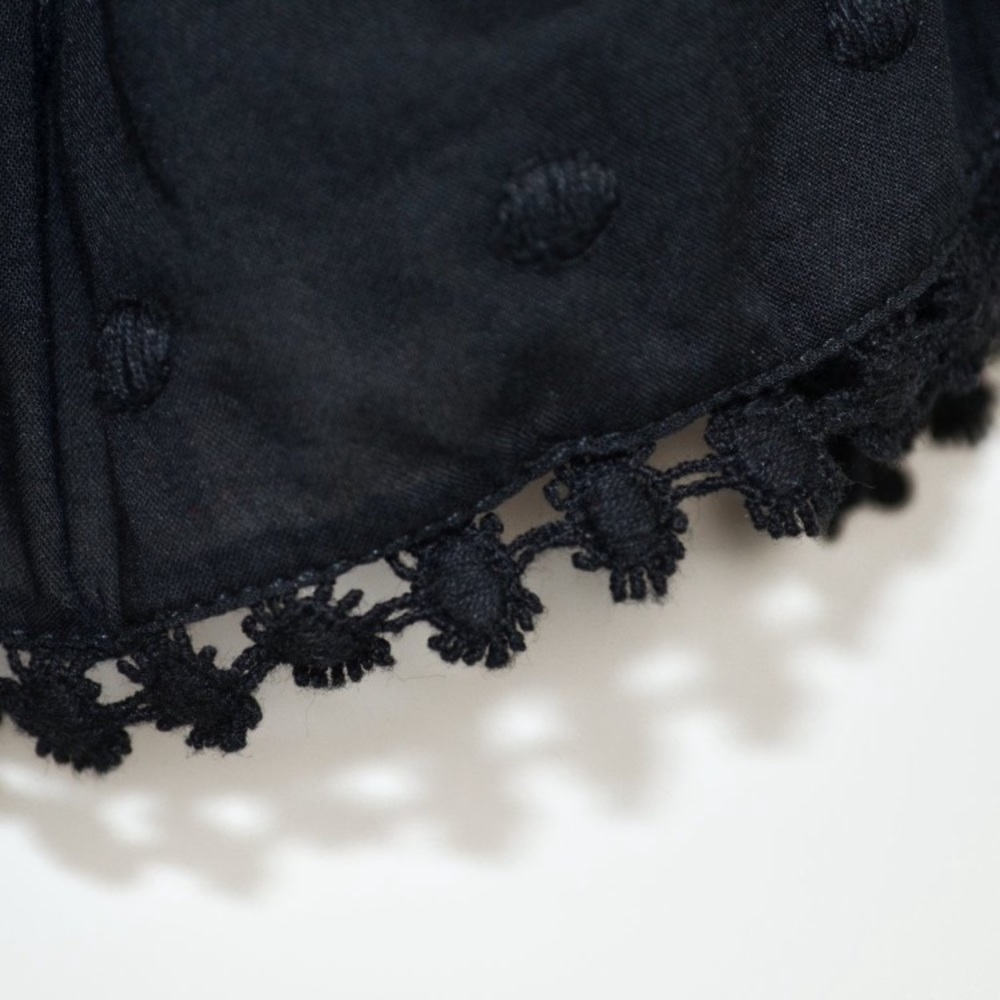 See By Chloé Embroidered Bell Sleeve Blouse Black 4 - Picture 10 of 14